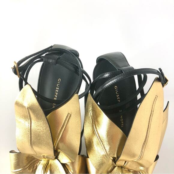 NEW Giuseppe Zanotti Lilium Flower Appliqué Strappy High Heel Sandals 38.5 - Picture 5 of 10